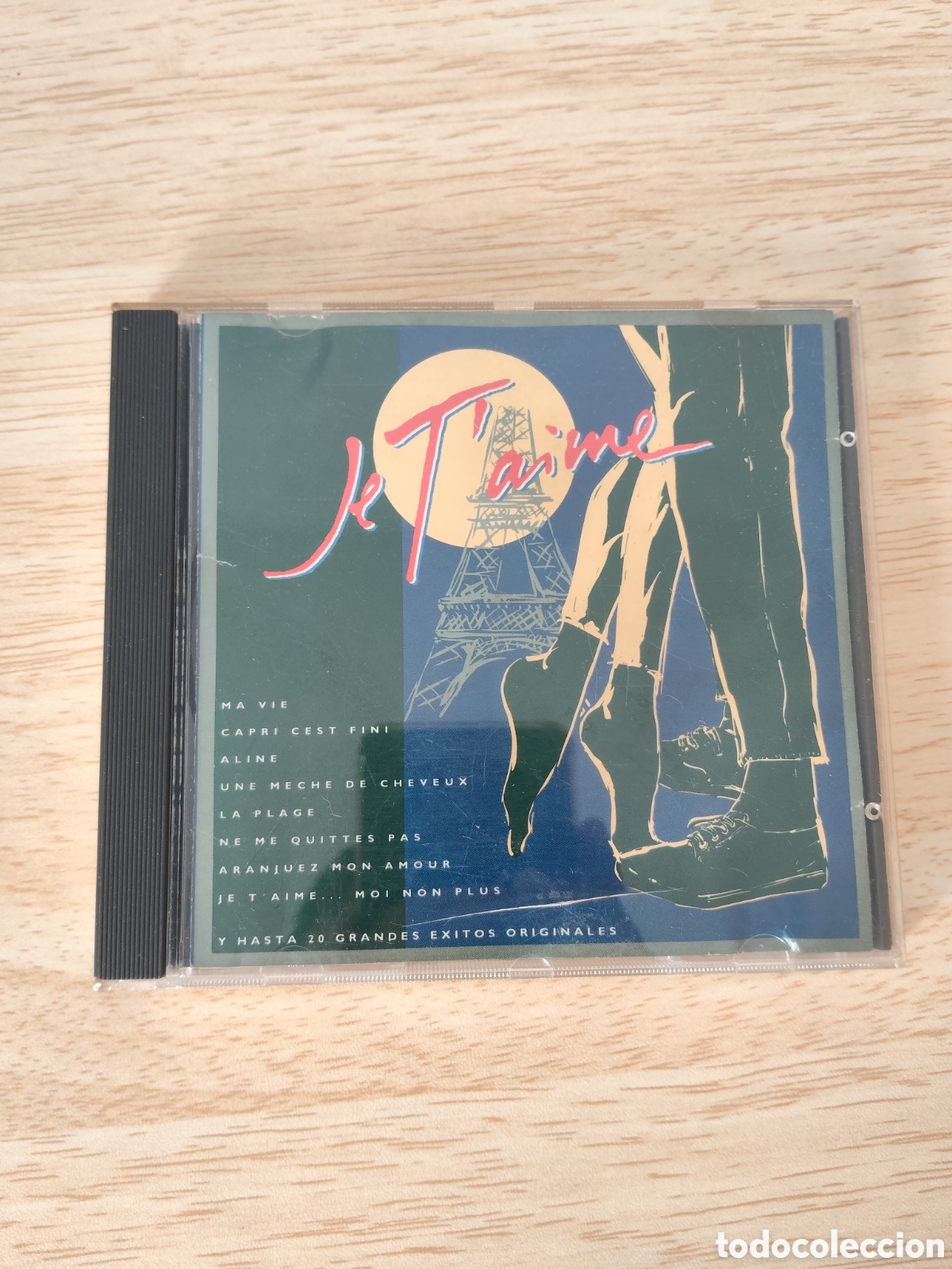 CD de M&uacute;sica: CD Je T'Aime (1991) Pop Frances & Chanson Exitos&nbsp;