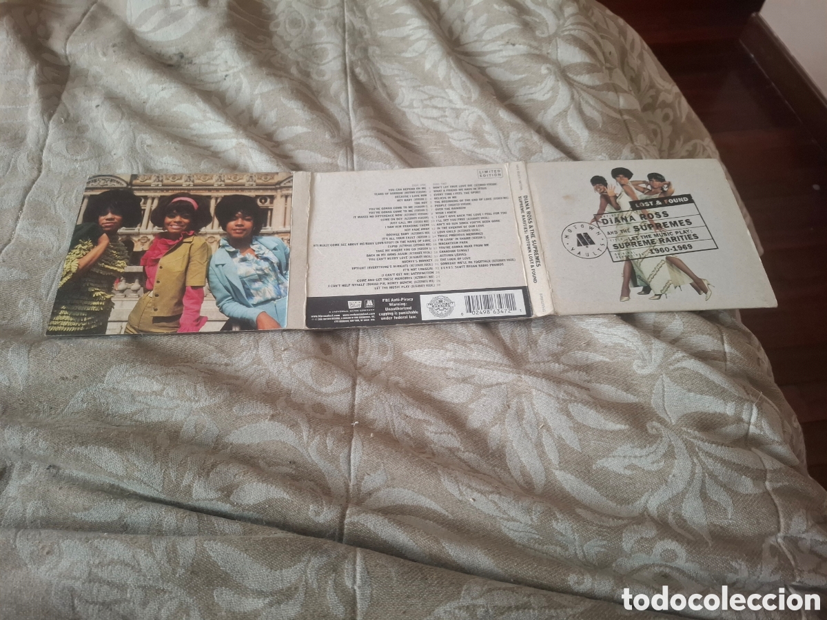 CDs de m&uacute;sica: Diana Ross And The Supremes. Let The Music Play Supreme Rarities 1960-1969 2cd
