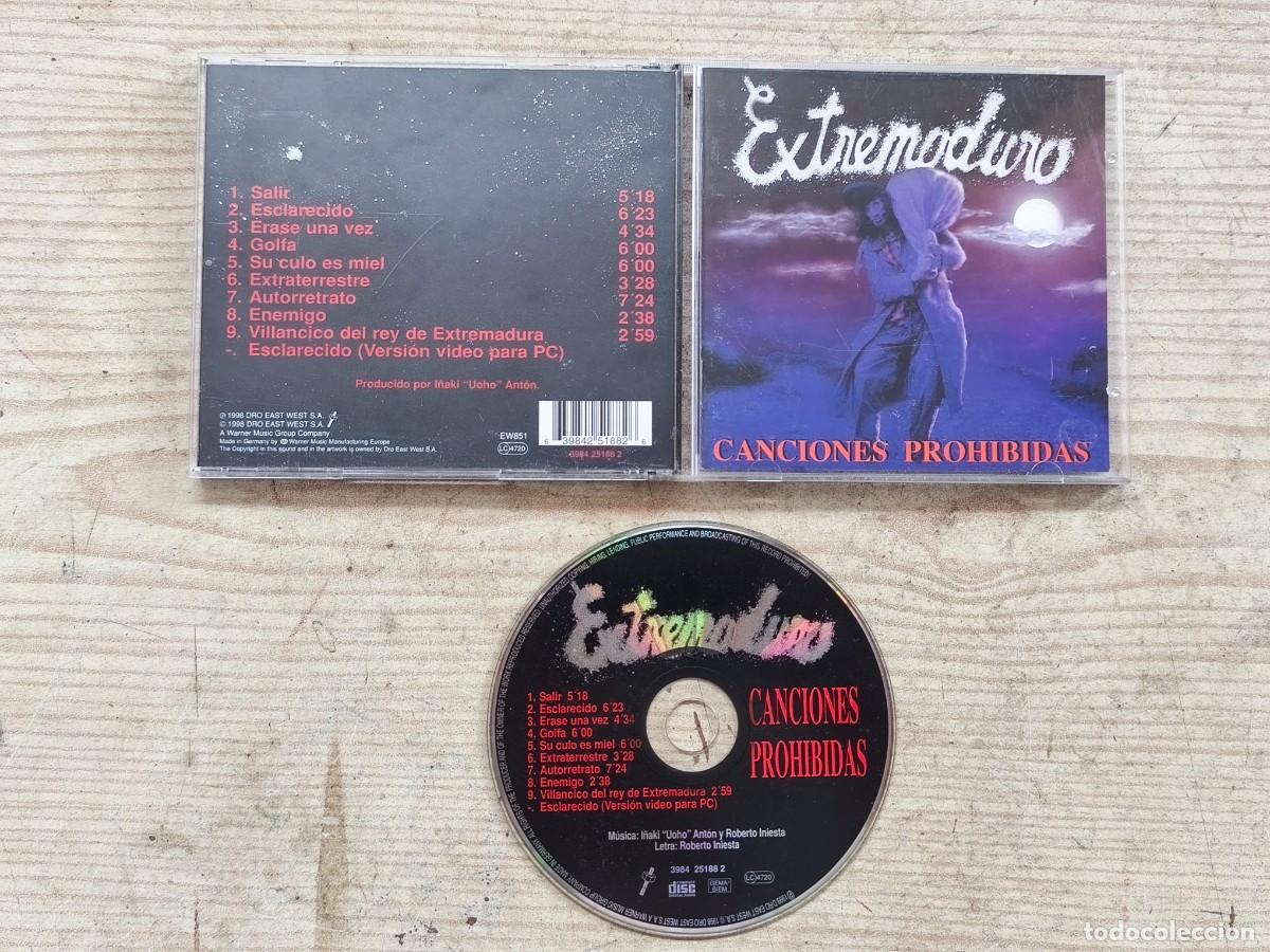 CDs de m&uacute;sica: Extremoduro - Canciones Prohibidas CD - Foto 1