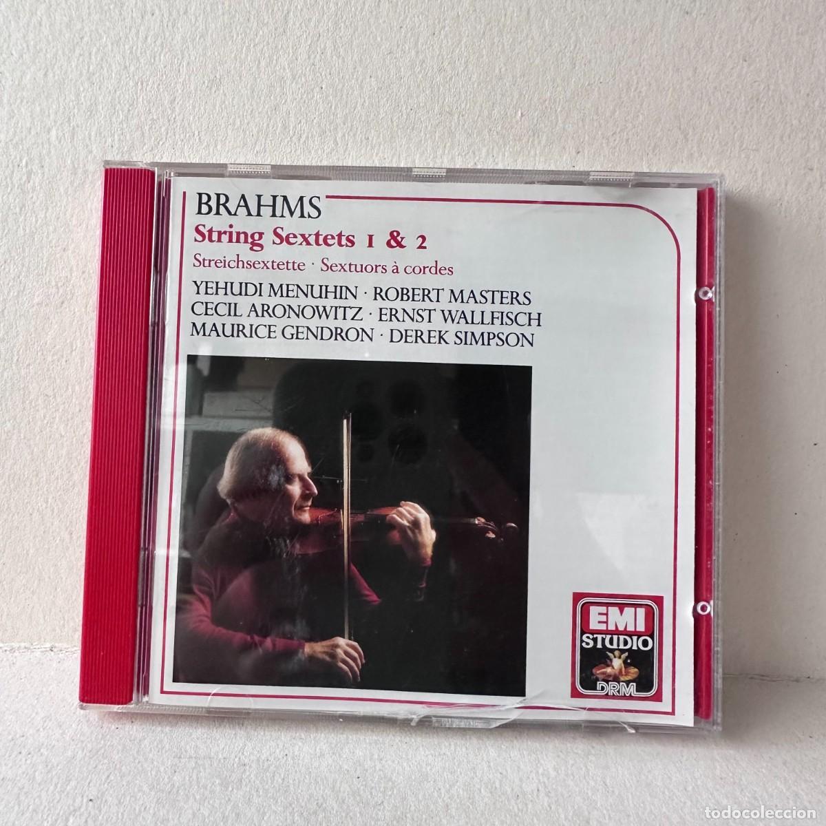 CDs de m&uacute;sica: Brahms - Yehudi Menuhin - String Sextets 1 & 2 (CD) - Foto 1