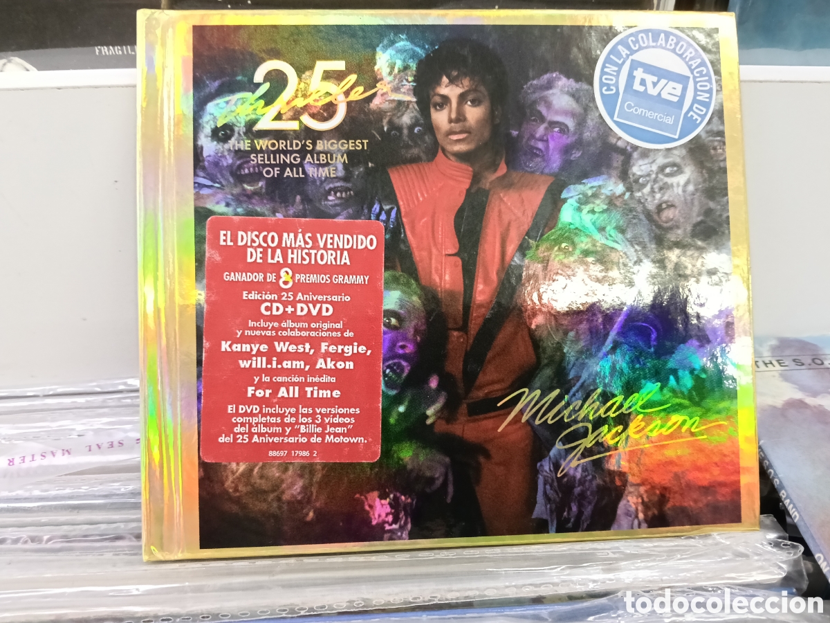 CD de M&uacute;sica: Michael Jackson cd + dvd thriller 25 2008