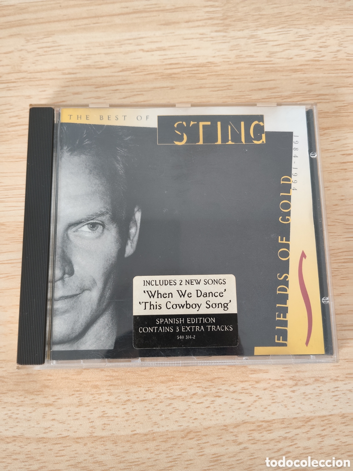 CD de M&uacute;sica: CD Sting - Fields of Gold Best Of (1994) Pop