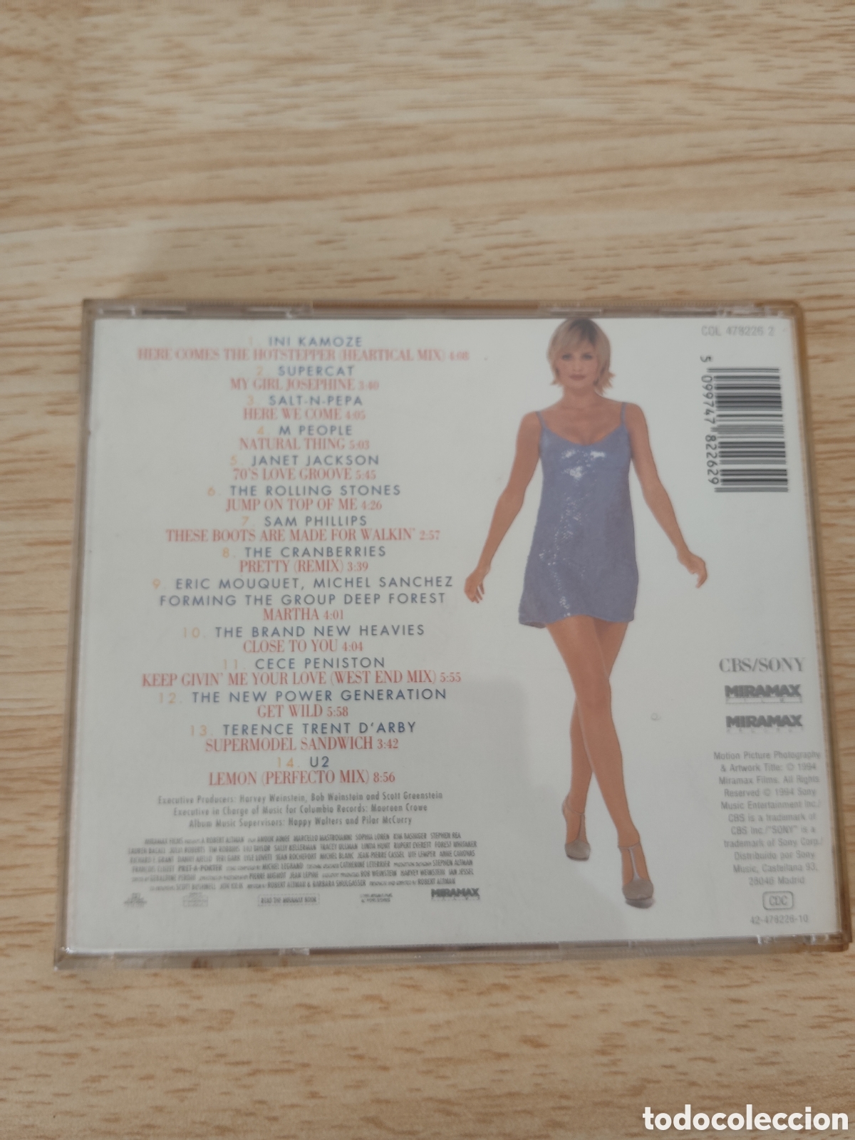 CDs de m&uacute;sica: CD BSO Pret-A-Porter (1994) U2 Cranberries - Foto 4
