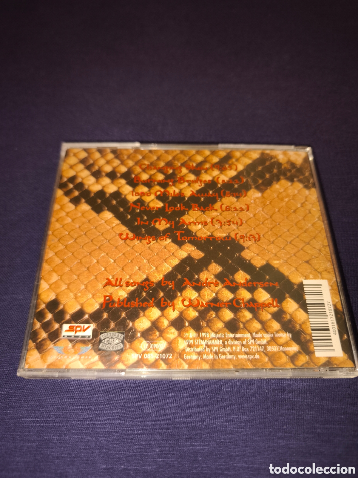 CDs de m&uacute;sica: Andr&eacute; Andersen Changing Skin - Foto 2