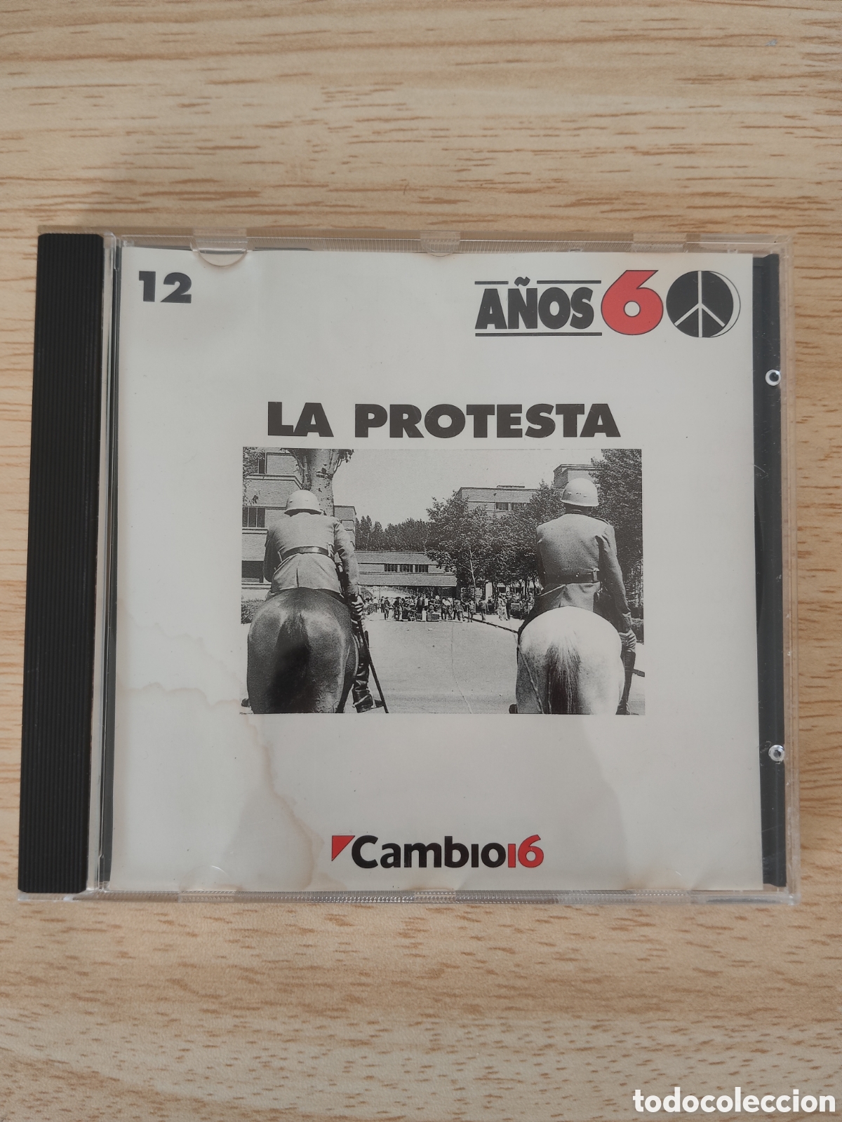 CD di Musica: CD A&ntilde;os 60 Vol 12 La Protesta (1993) Cambio16