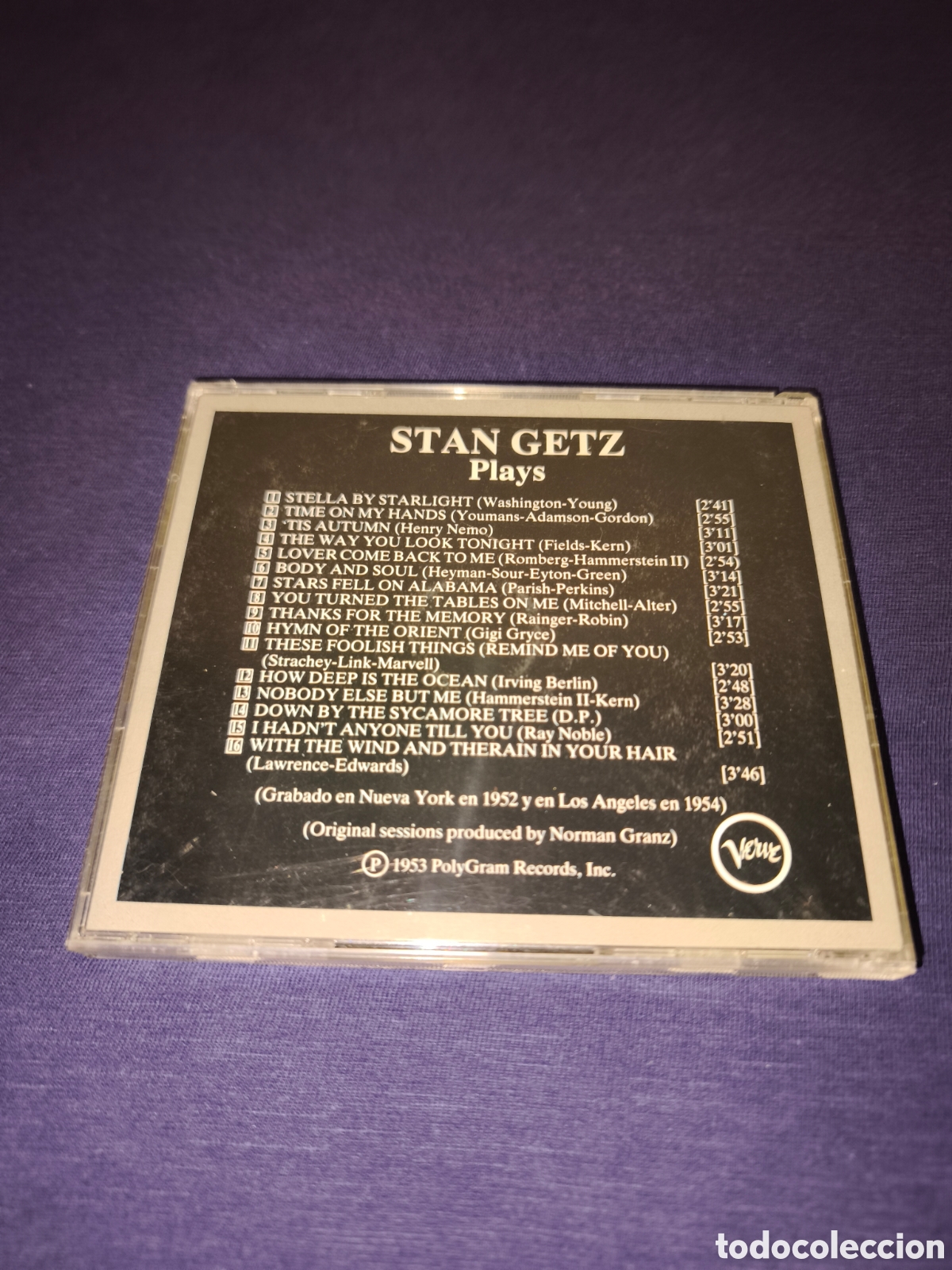 CDs de m&uacute;sica: Stan Getz Plays CD Jazz - Foto 2