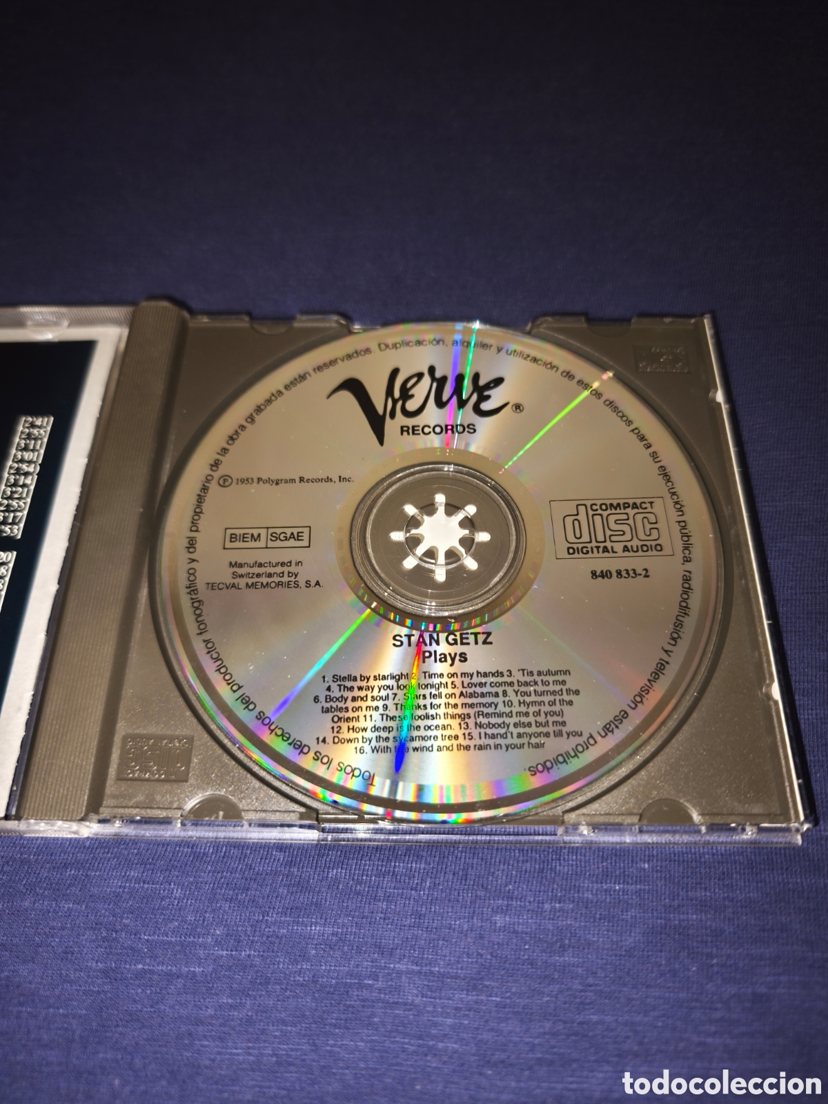CDs de m&uacute;sica: Stan Getz Plays CD Jazz - Foto 3