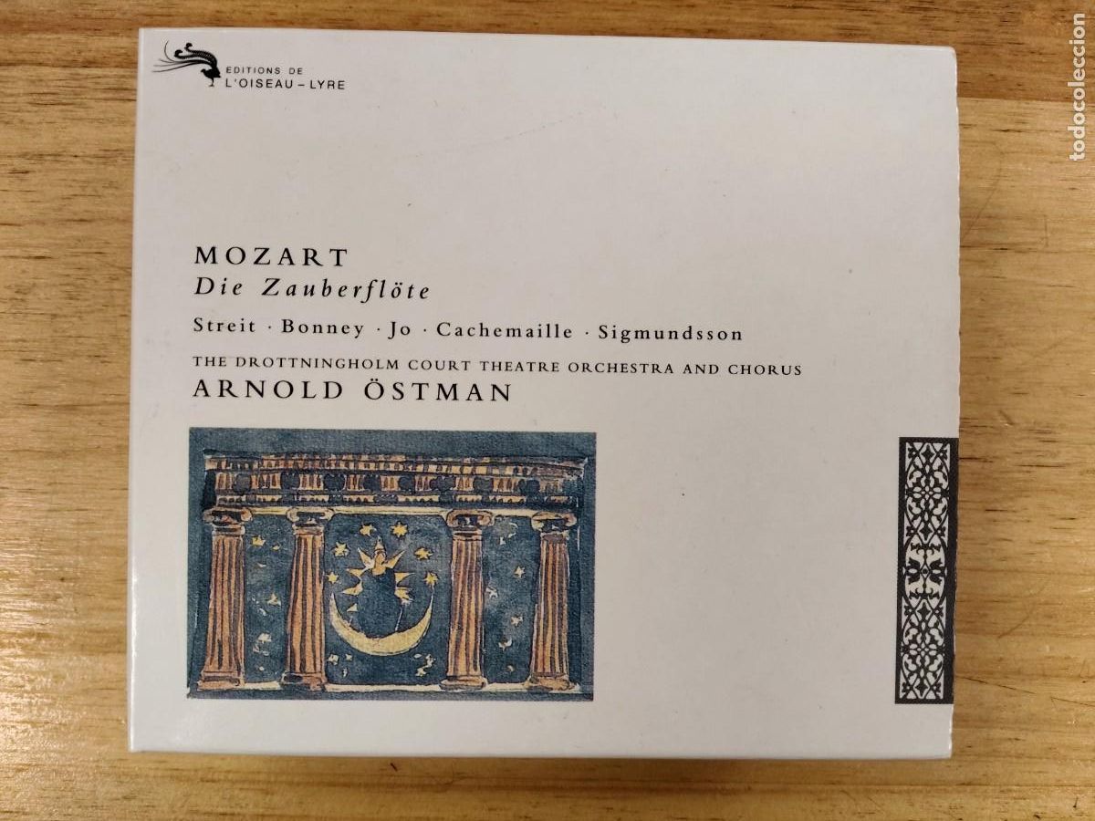 CD di Musica: &rdquo;Die Zauberfl&ouml;te&rdquo; (La flauta m&aacute;gica) de Wolfgang Amadeus Mozart, dirigida por Arnold &Ouml;stman