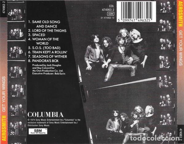 CDs de m&uacute;sica: Aerosmith &rdquo;Get Your Wings&rdquo; CD - Foto 2