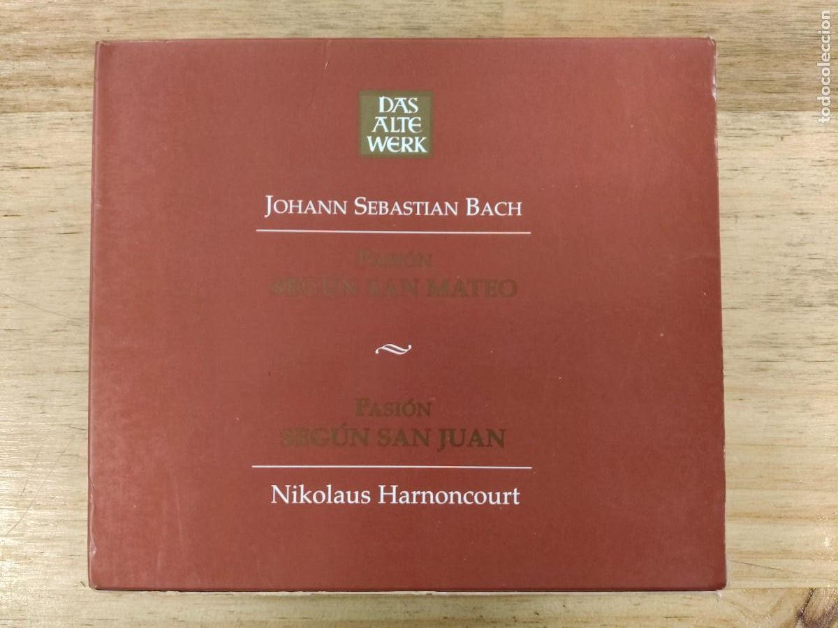 CD de M&uacute;sica: La Pasi&oacute;n seg&uacute;n San Mateo/ San Juan - Johann Sebastian Bach - Das Alte Werk