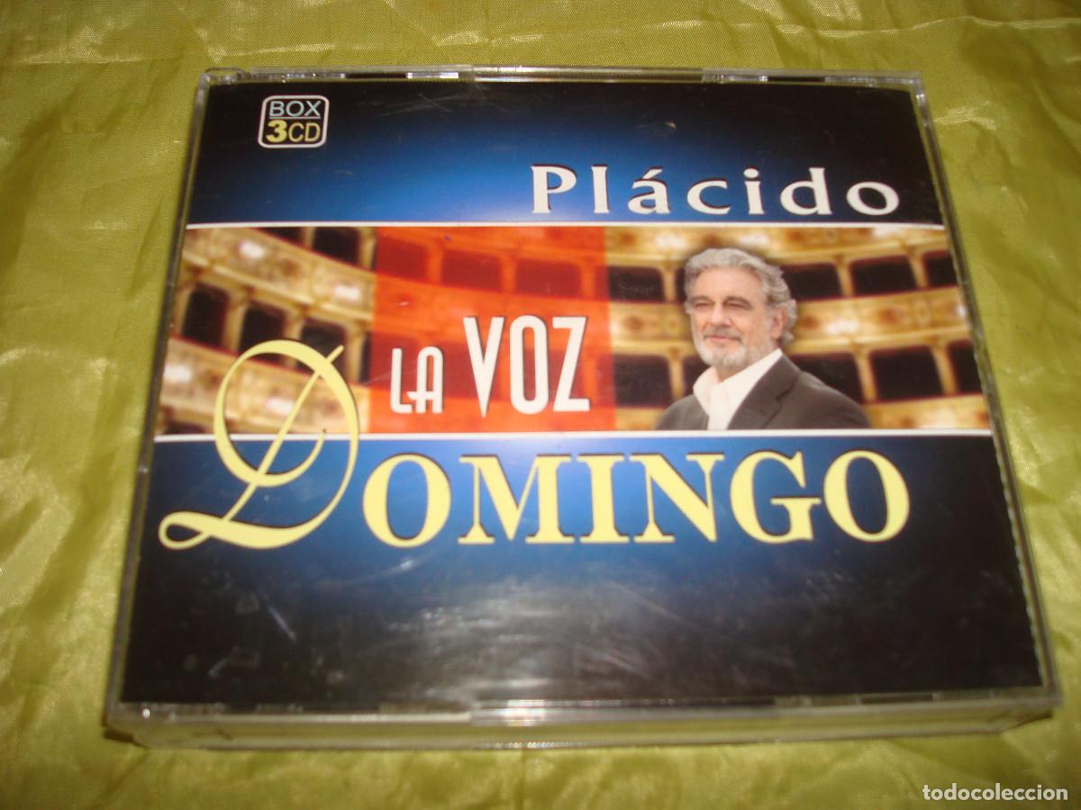 Music CDs: PLACIDO DOMINGO. LA VOZ .3 CD&acute;S. IMPECABLE