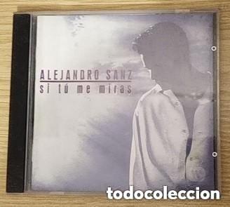 CDs de m&uacute;sica: alejandro-sanz-si-tu-me-miras-cd-album-original-1993-warner-music-producido-por-nacho-mano-y-miguel