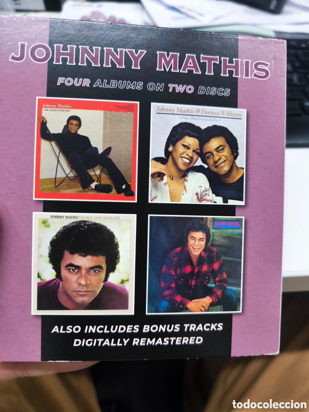 CD de M&uacute;sica: 2 cd Johnny Mathis 4 &aacute;lbumes en dis CDs