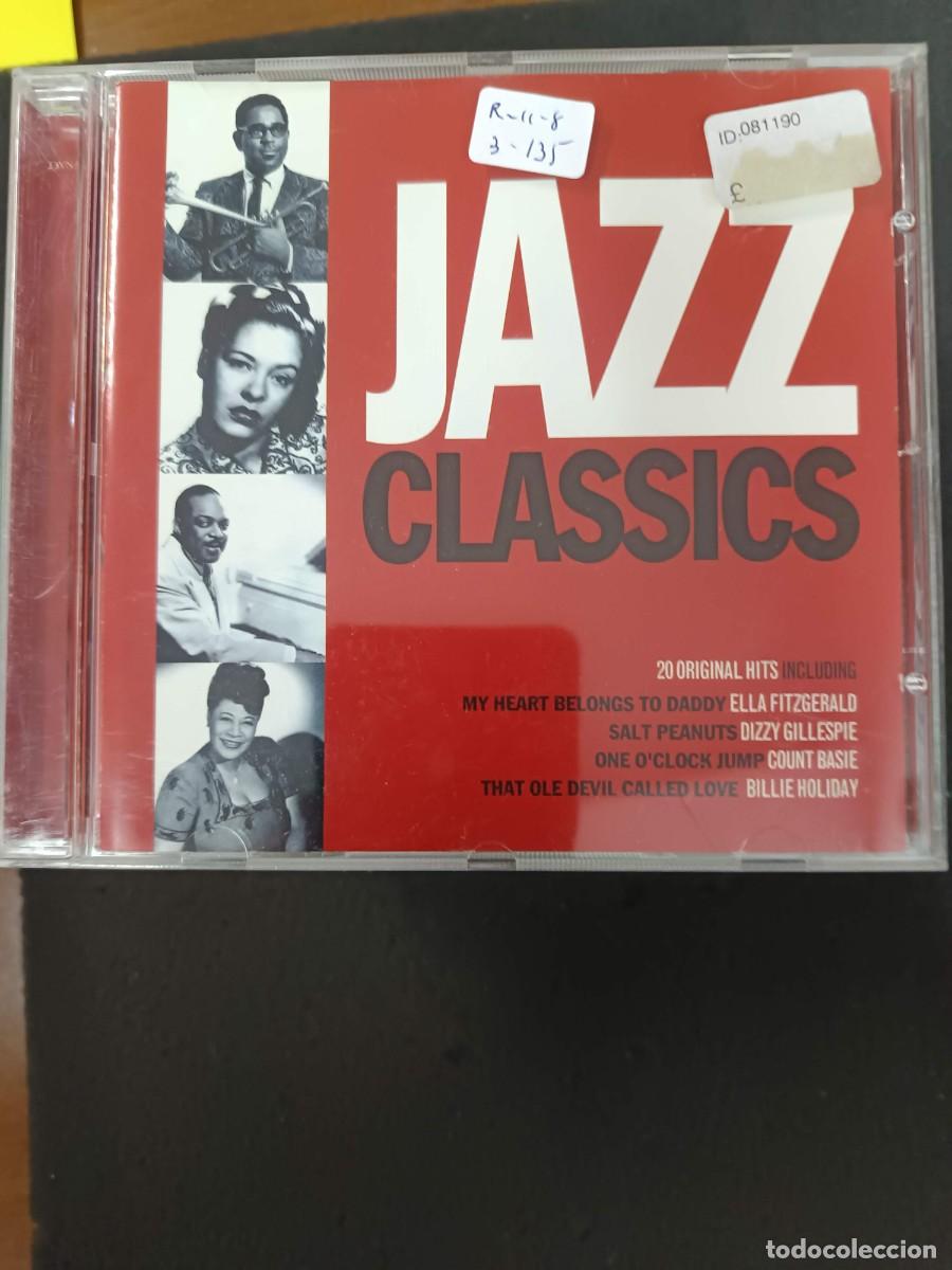 Musik-CDs: JAZZ CLASSICS: ELLA FITZGERALD, DIZZY GILLESPIE, COUNT BASIE, BILLE HOLIDAY, CHARLIE PARKER Y OTROS
