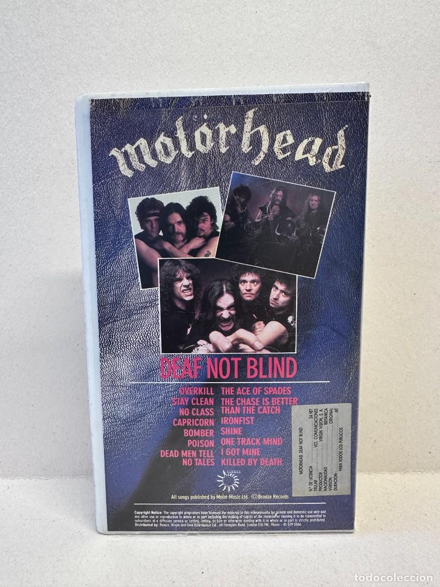CDs de m&uacute;sica: Mot&ouml;rhead - Deaf Not Blind (VHS) - Foto 2