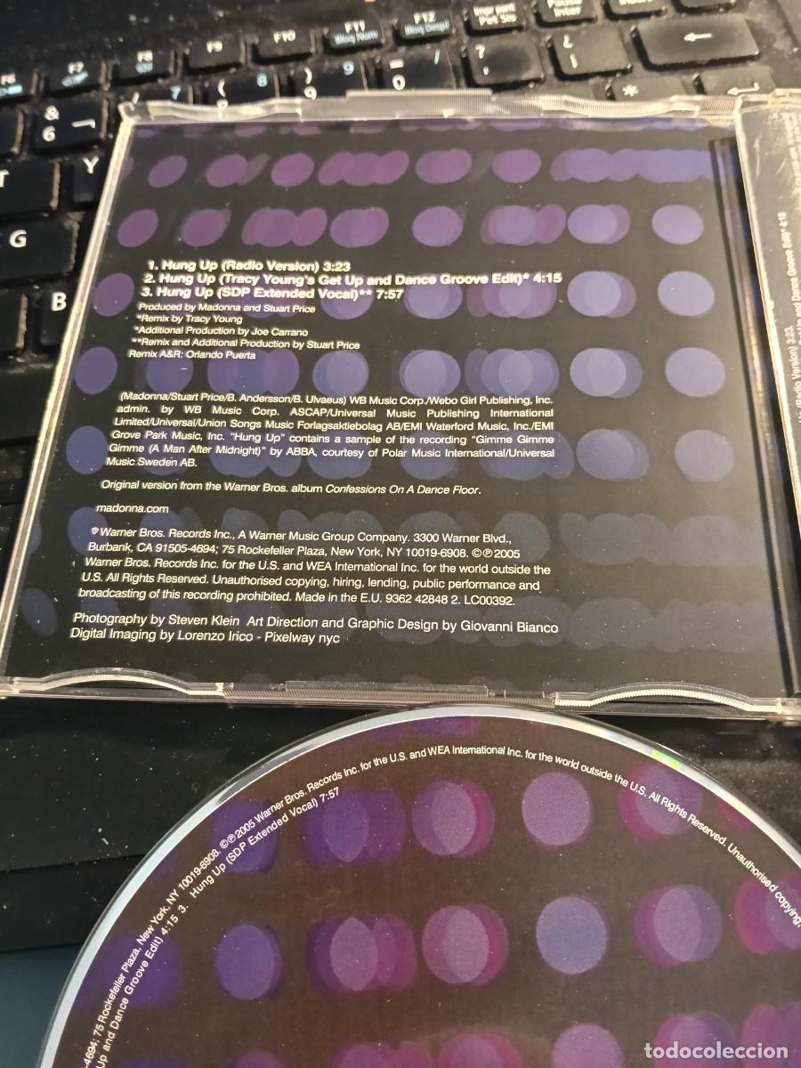 CDs de m&uacute;sica: RAR. SINGLE CD. MADONNA. HUNG UP. 3 TRACKS - Foto 2