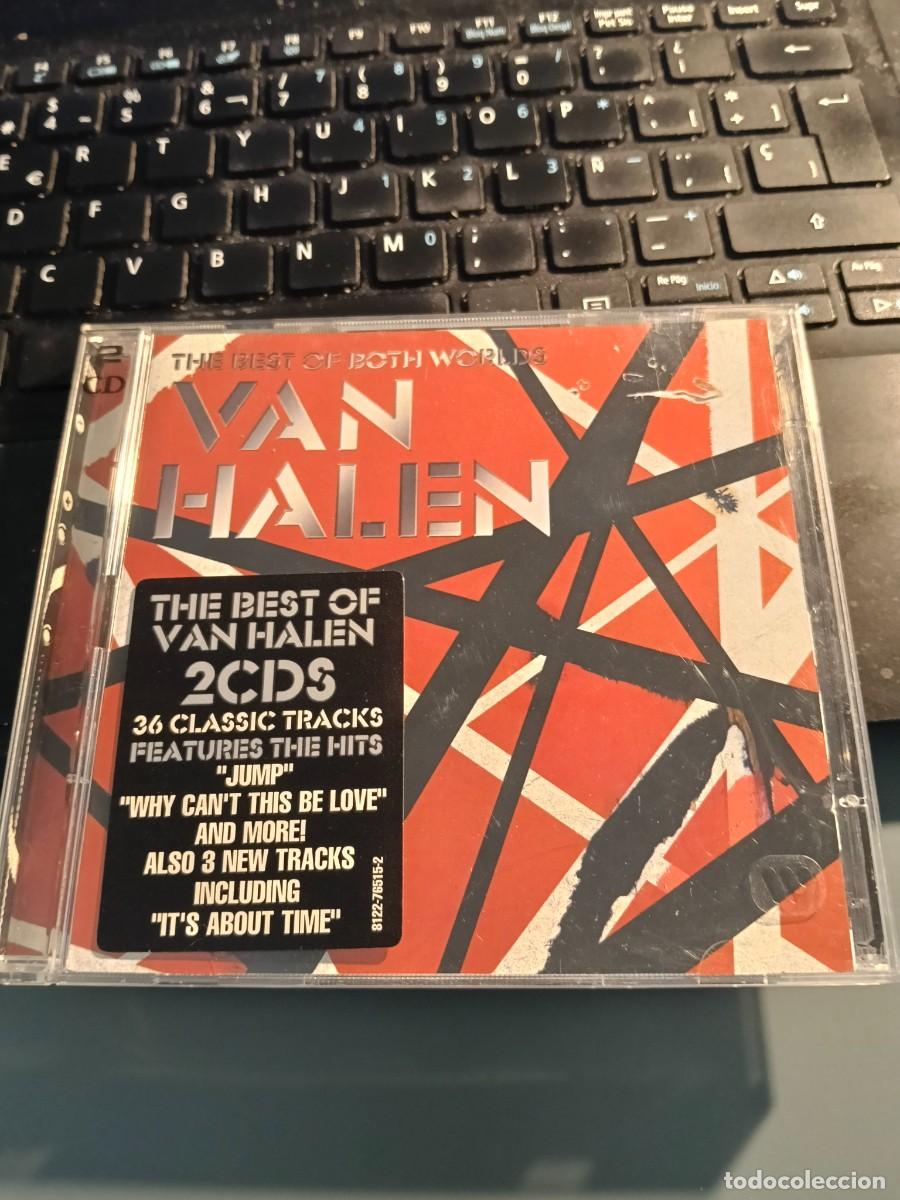 CDs de m&uacute;sica: RAR 2 CD'S. VAN HALEN. THE BEST OF BOTH WORLDS. STICKER