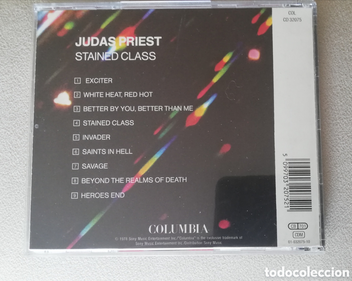 CDs de m&uacute;sica: Judas Priest Stained Class CD - Foto 3