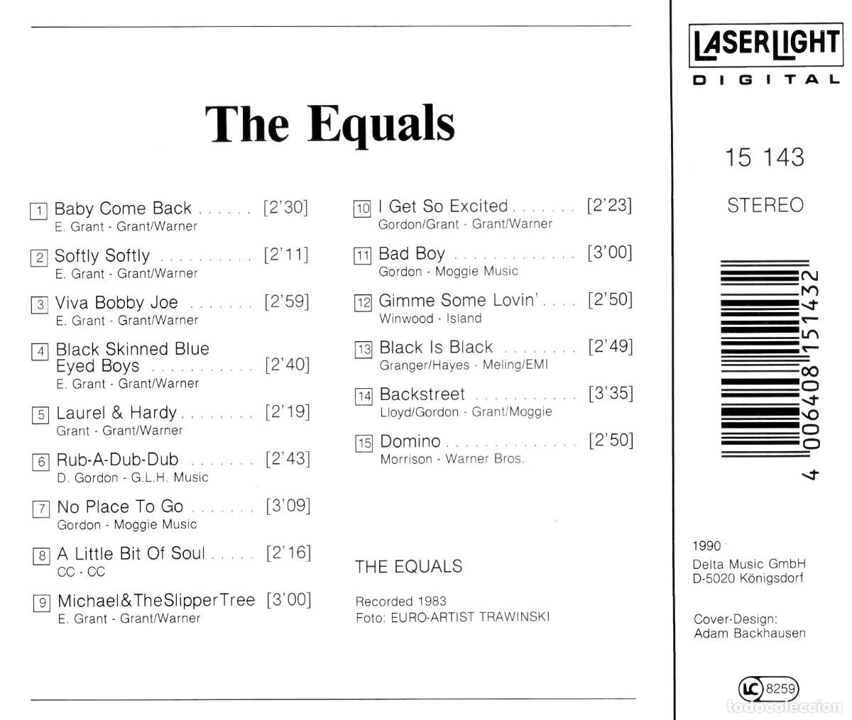 CDs de m&uacute;sica: THE EQUALS. THE EQUALS. CD. - Foto 2