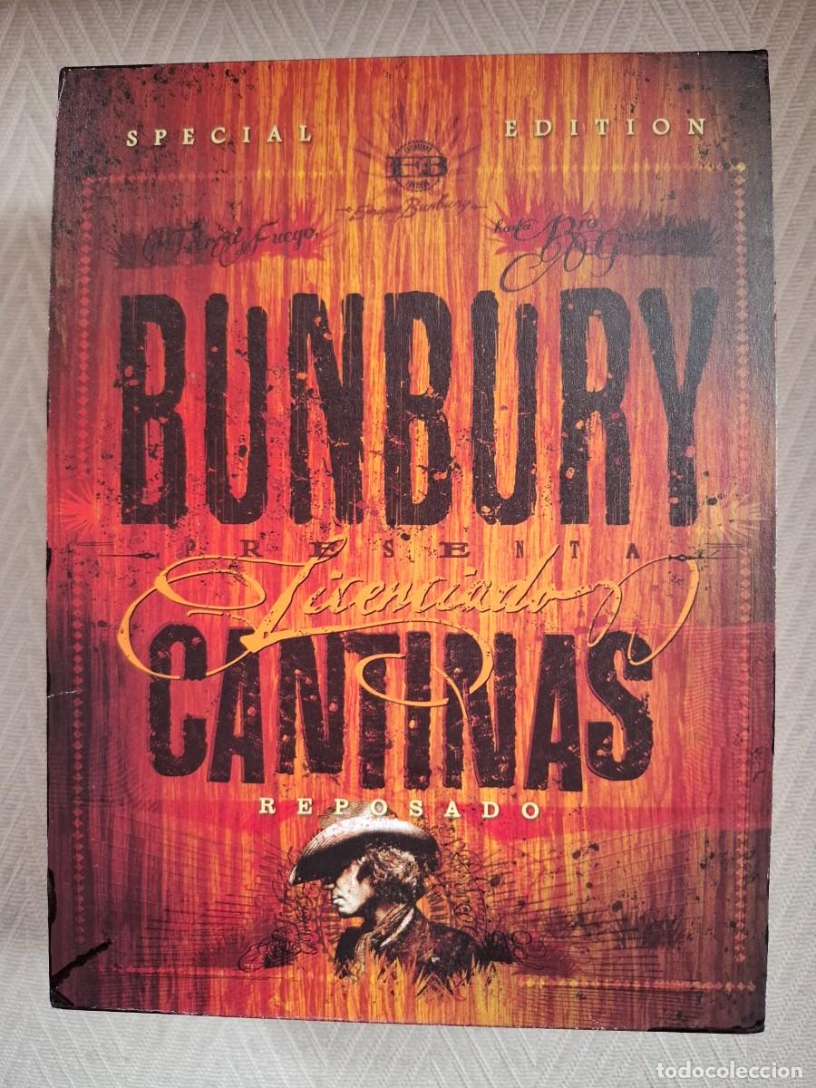 CDs de m&uacute;sica: BUNBURY ( 2CDS+1DVD) COFRE EDICION ESPECIAL CANTINAS