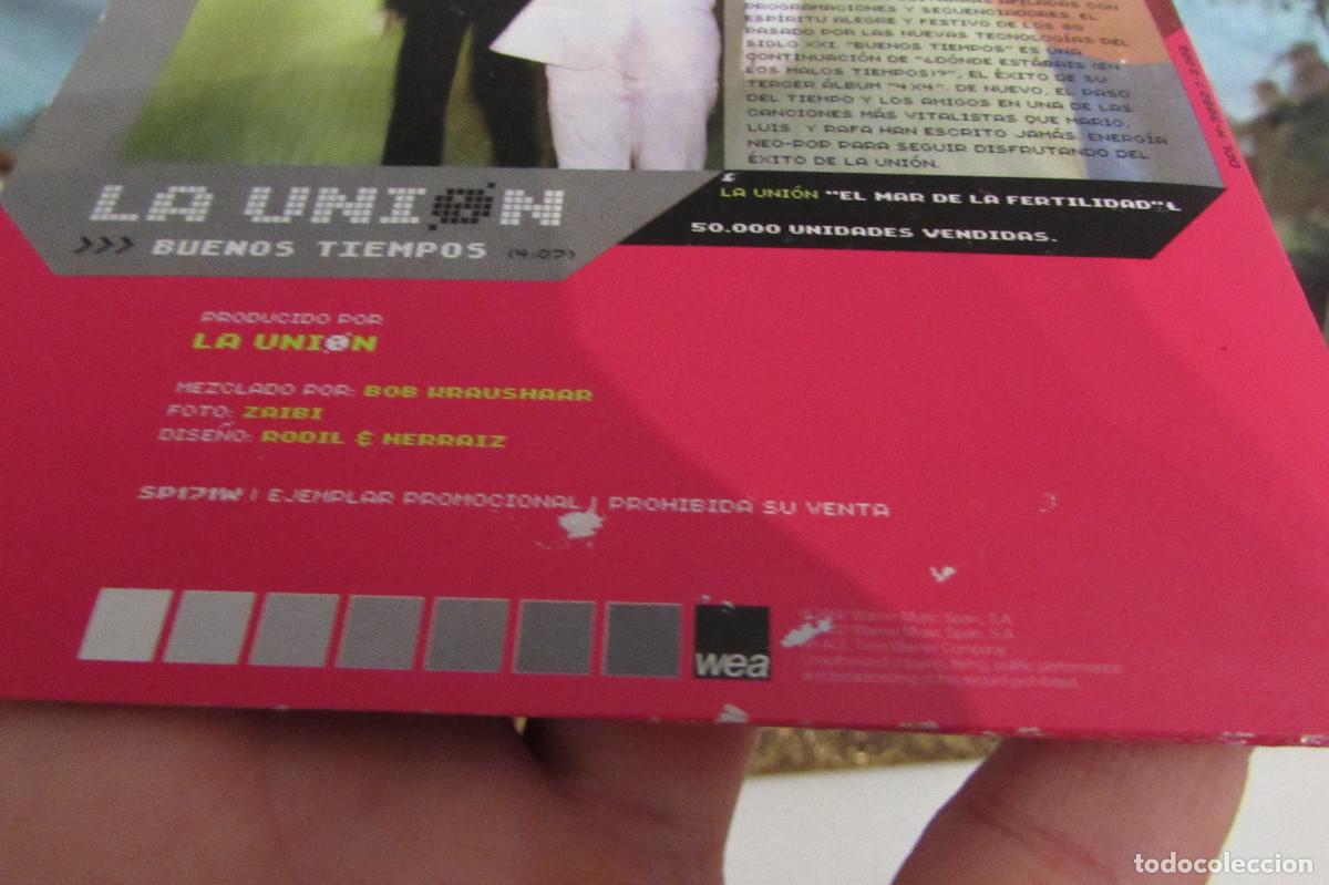 CDs de m&uacute;sica: La Uni&oacute;n &ndash; Buenos Tiempos CD SINGLE - Foto 4