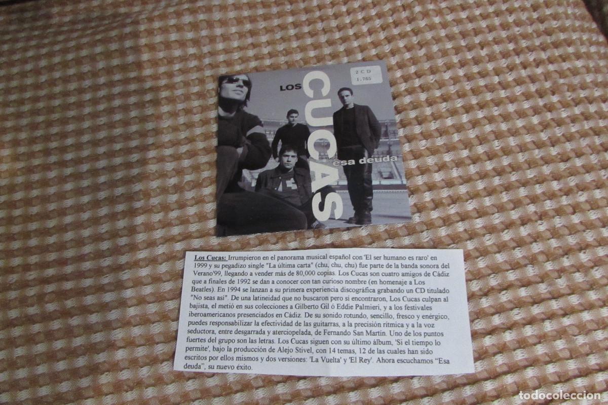CDs de m&uacute;sica: LOS CUCAS ESA DEUDA PROMO CD SINGLE CADENA 100