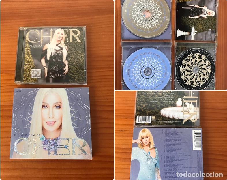 CD de M&uacute;sica: Lote de 2 CD de m&uacute;sica. Cher