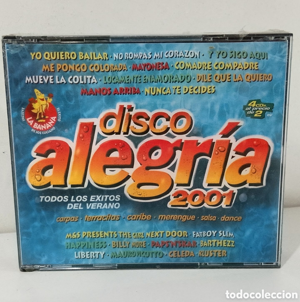 Musik-CDs: DISCO ALEGRIA 2001. x4CDs. PRECINTADO