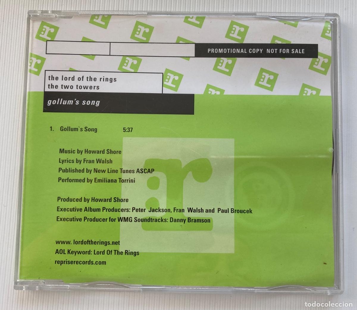 CDs de Musique: Emilia Torrini Gollum&rsquo;s a Song CD Promoci&oacute;n B.S.O. El Se&ntilde;or de los Anillos The lord of The rings