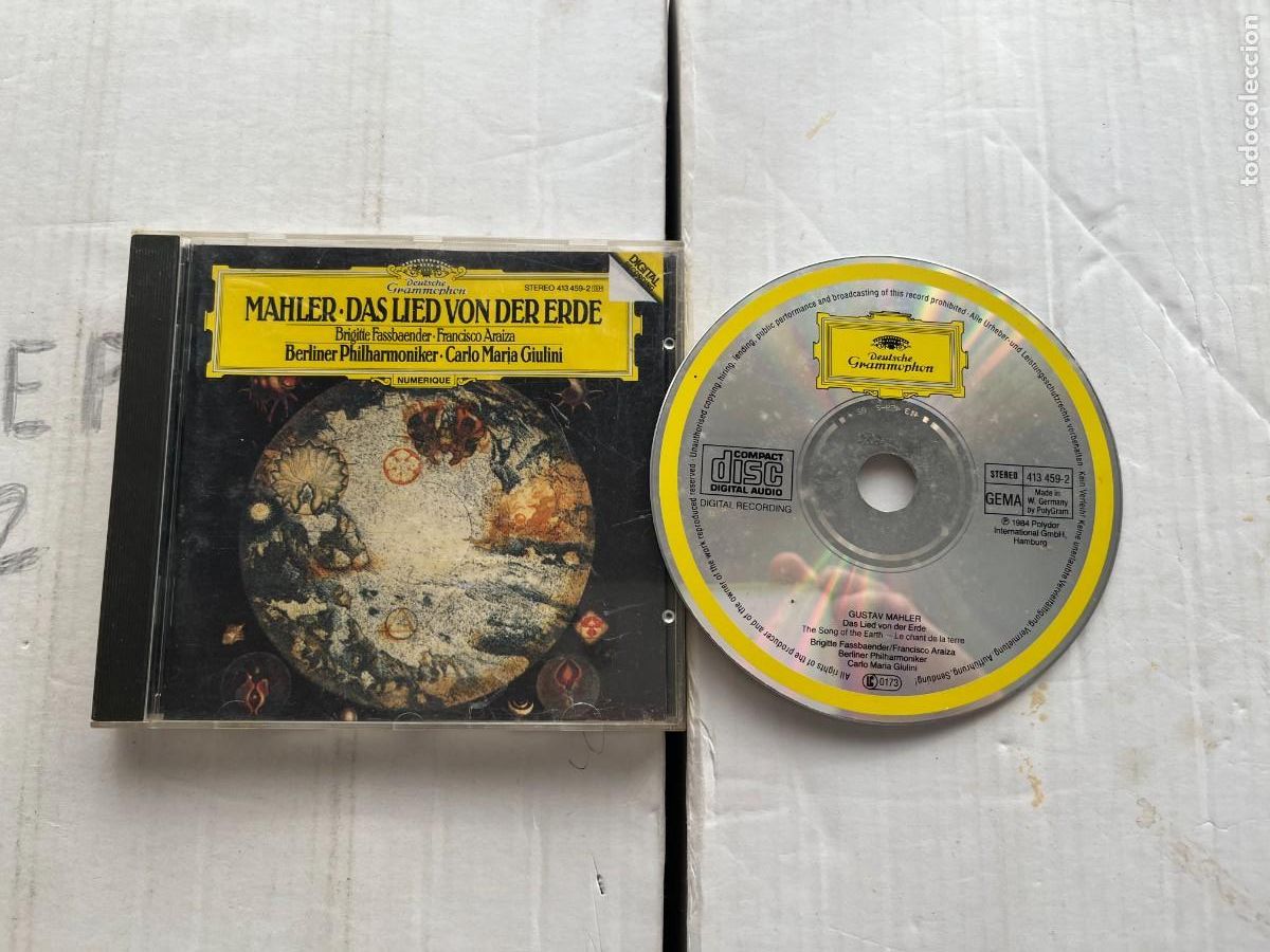 CDs de Musique: MAHLER DAS LIED VON DER ERDE GIULINI DEUTSCHE GRAMMOPHON - CD MUSICA KREATEN