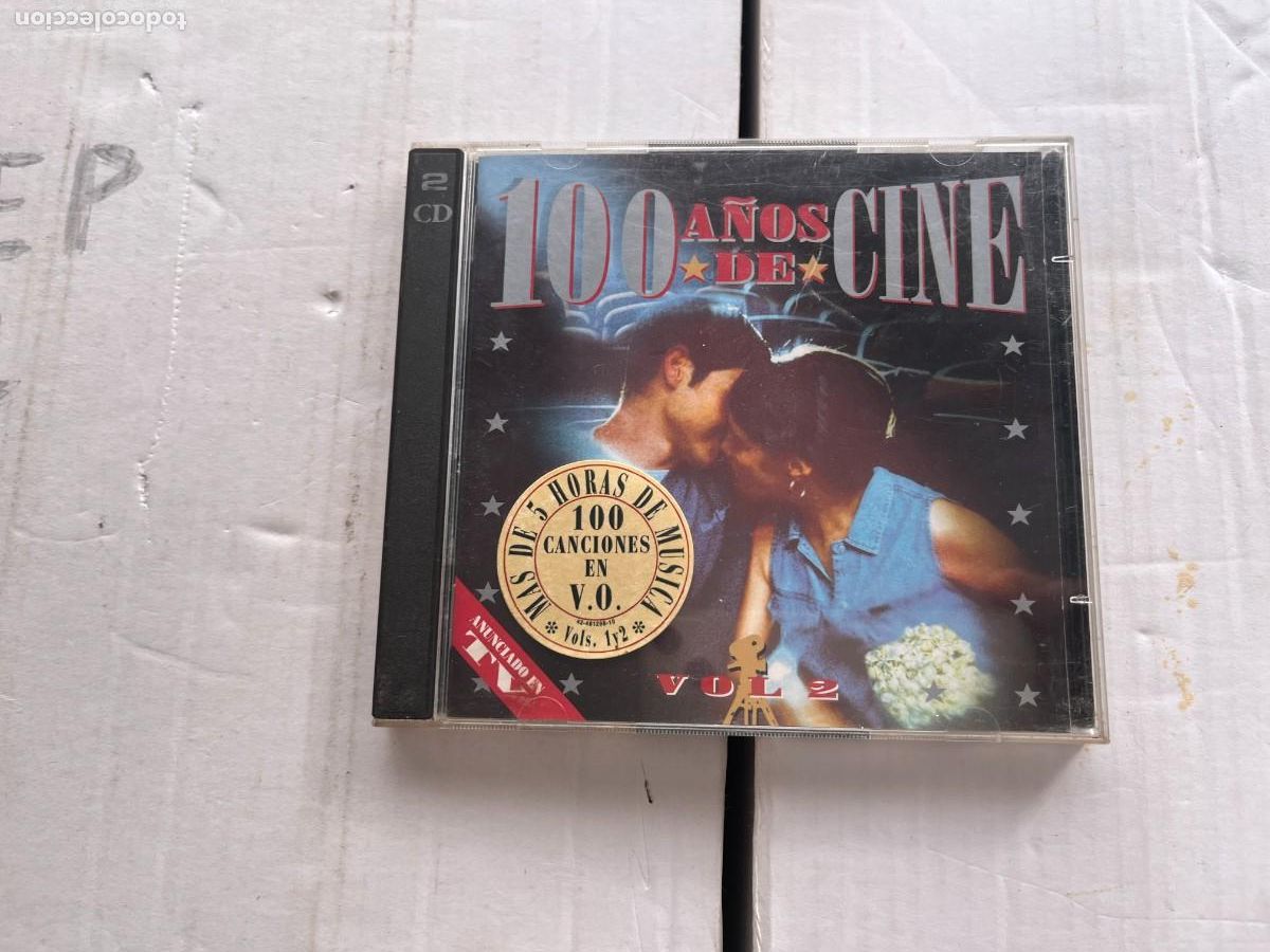 CDs de m&uacute;sica: 100 A&Ntilde;OS DE CINE 2 CDS OST BSO - CD MUSICA KREATEN