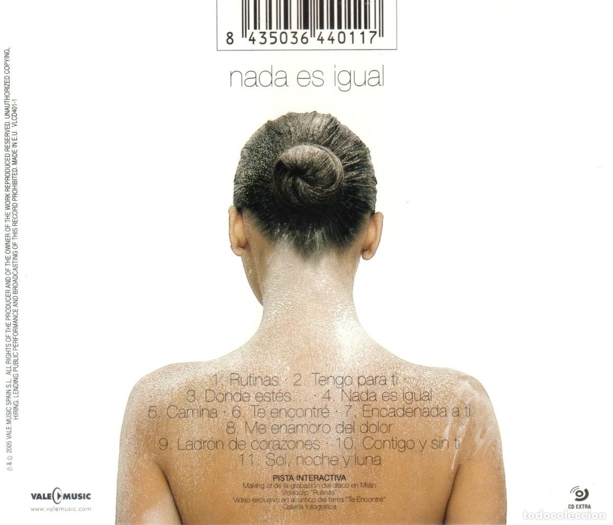 CDs de m&uacute;sica: CHENOA. NADA ES IGUAL. CD. - Foto 2