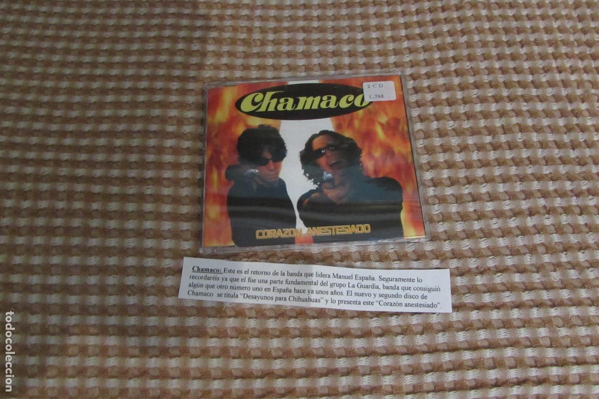 CDs de m&uacute;sica: CHAMACO - CORAZON ANESTESIADO ( CD SINGLE CADENA 100 )