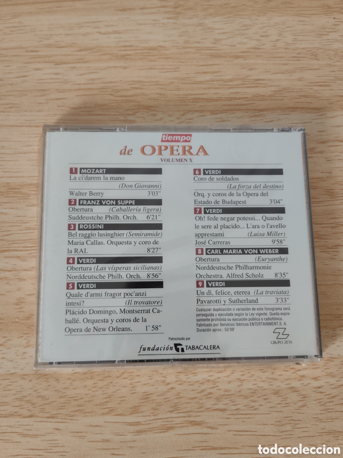 CDs de m&uacute;sica: CD Tiempo de &Oacute;pera Vol. 10 Precintado - Foto 2
