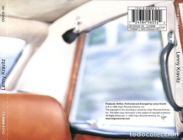 CDs de m&uacute;sica: Lenny Kravitz - 5 (CD, Album) NUEVO - Foto 2