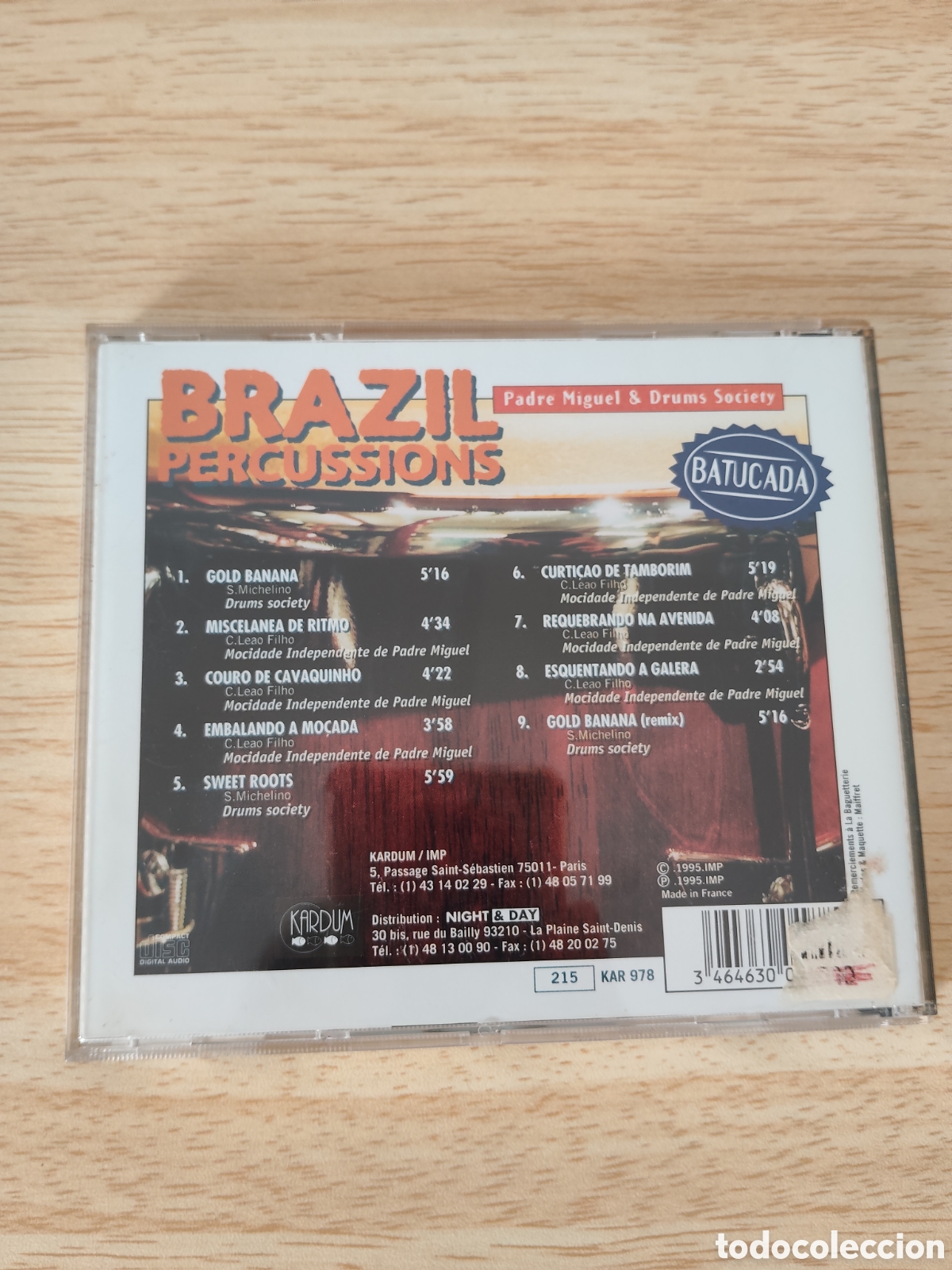 CDs de m&uacute;sica: CD Brazil Percussions Batucada - Ed. Francia - Foto 4
