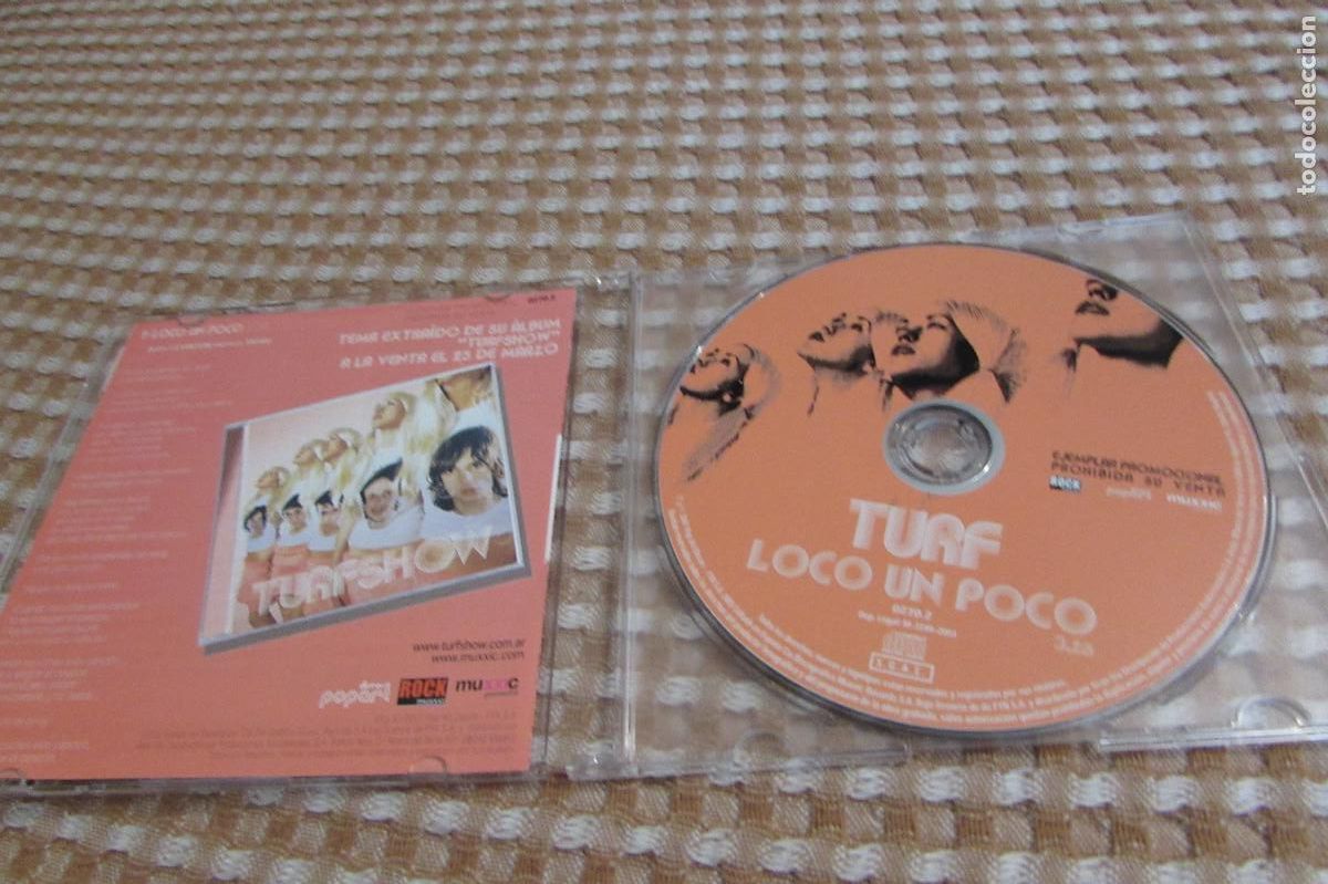 CDs de m&uacute;sica: TURF LOCO UN POCO CD SINGLE - Foto 2