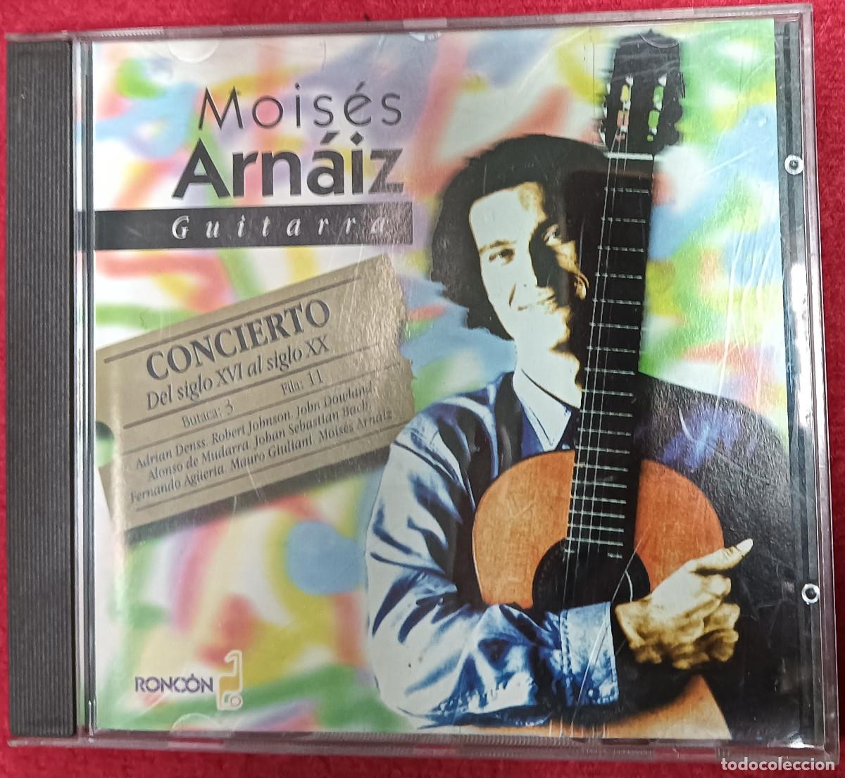 CDs de m&uacute;sica: CD MOISES ARNAIZ - Guitarra - CONCIERTO - Del Siglo XVI al siglo XX - CD-95002 (NM/NM)