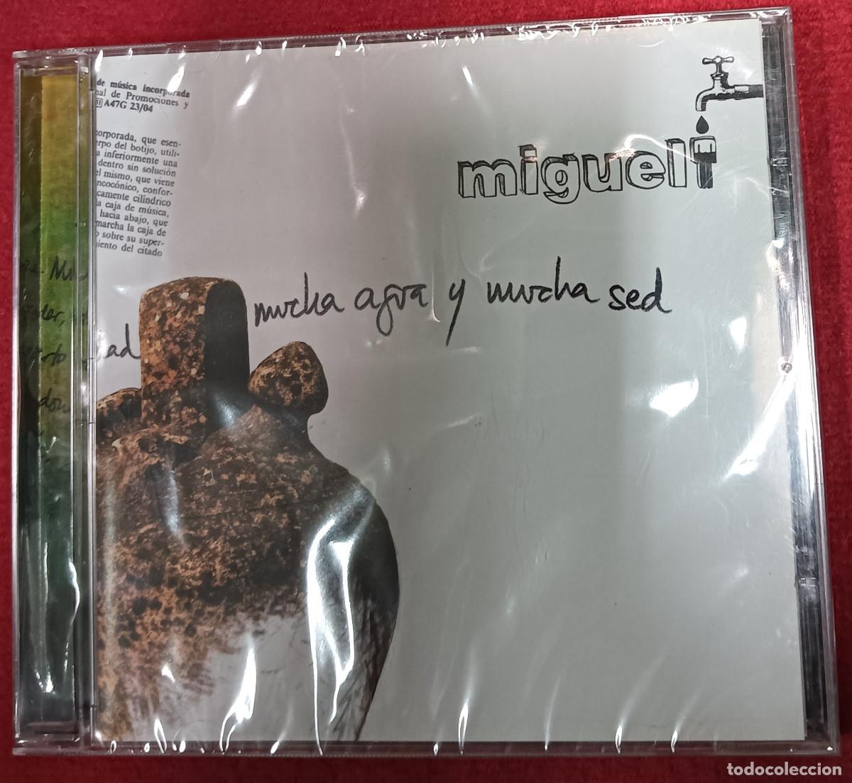Music CDs: CD MIGUELI - Mucha Agua y Mucha Sed - 8 437004 725103 - NUEVO & PRECINTADO !!!