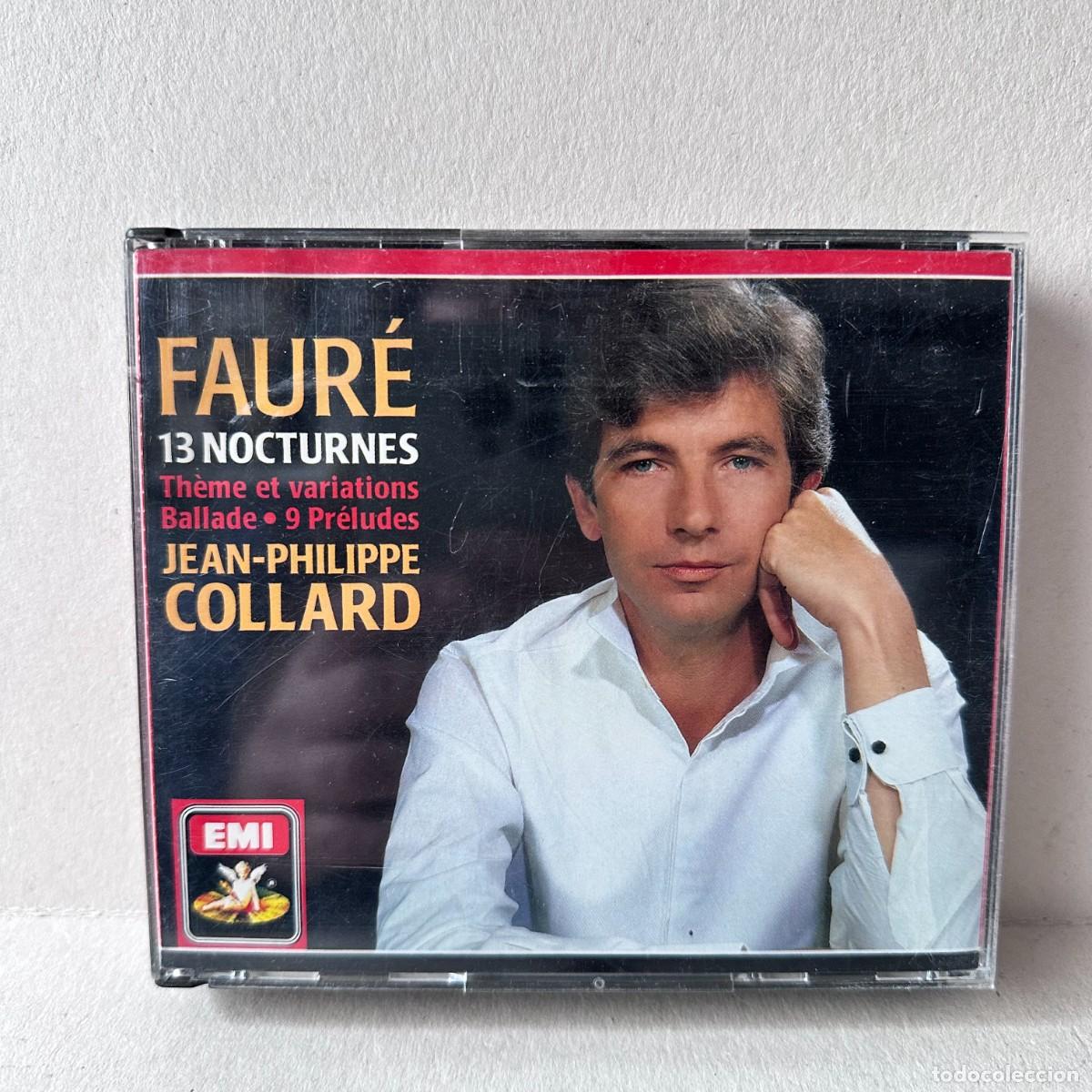 CDs de m&uacute;sica: Faur&eacute; - Jean-Philippe Collard - 13 Nocturnes, Th&egrave;me Et Variations, Ballade (CD)