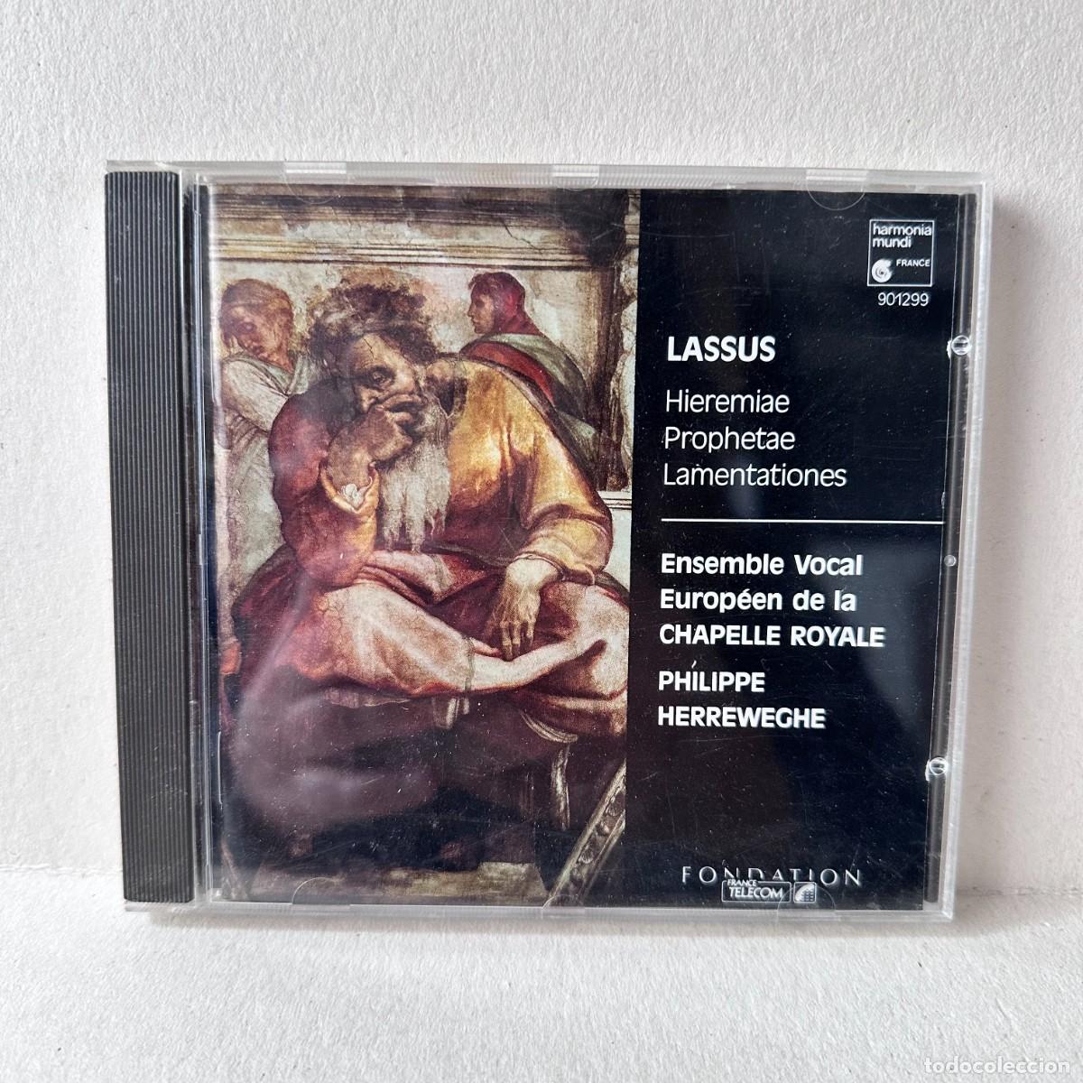 Music CDs: Lassus - Philippe Herreweghe - Hieremiae, Prophetae, Lamentationes (CD)