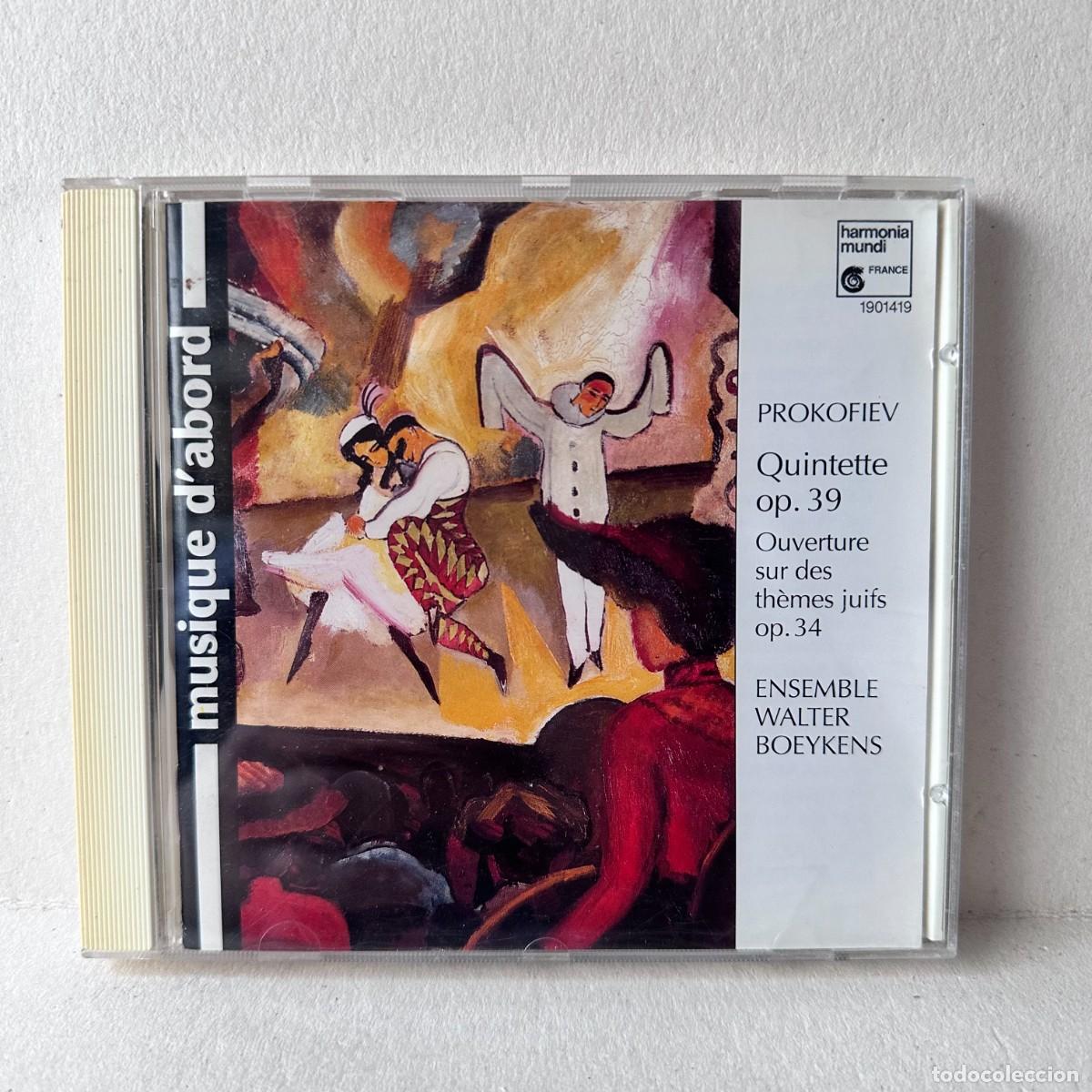 CDs de Musique: Prokofiev - Ensemble Walter Boeykens - Quintette Op. 39 (CD)