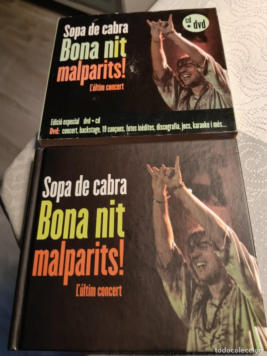 CDs de m&uacute;sica: RAR CD & DVD. SOPA DE CABRA. BONA NIT MALPARITS!. L'&Uacute;LTIM CONCERT. ED. LIBRO