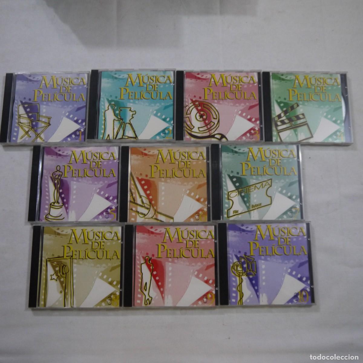 CDs de m&uacute;sica: M&Uacute;SICA DE PEL&Iacute;CULA - LOTE DE 10 CD