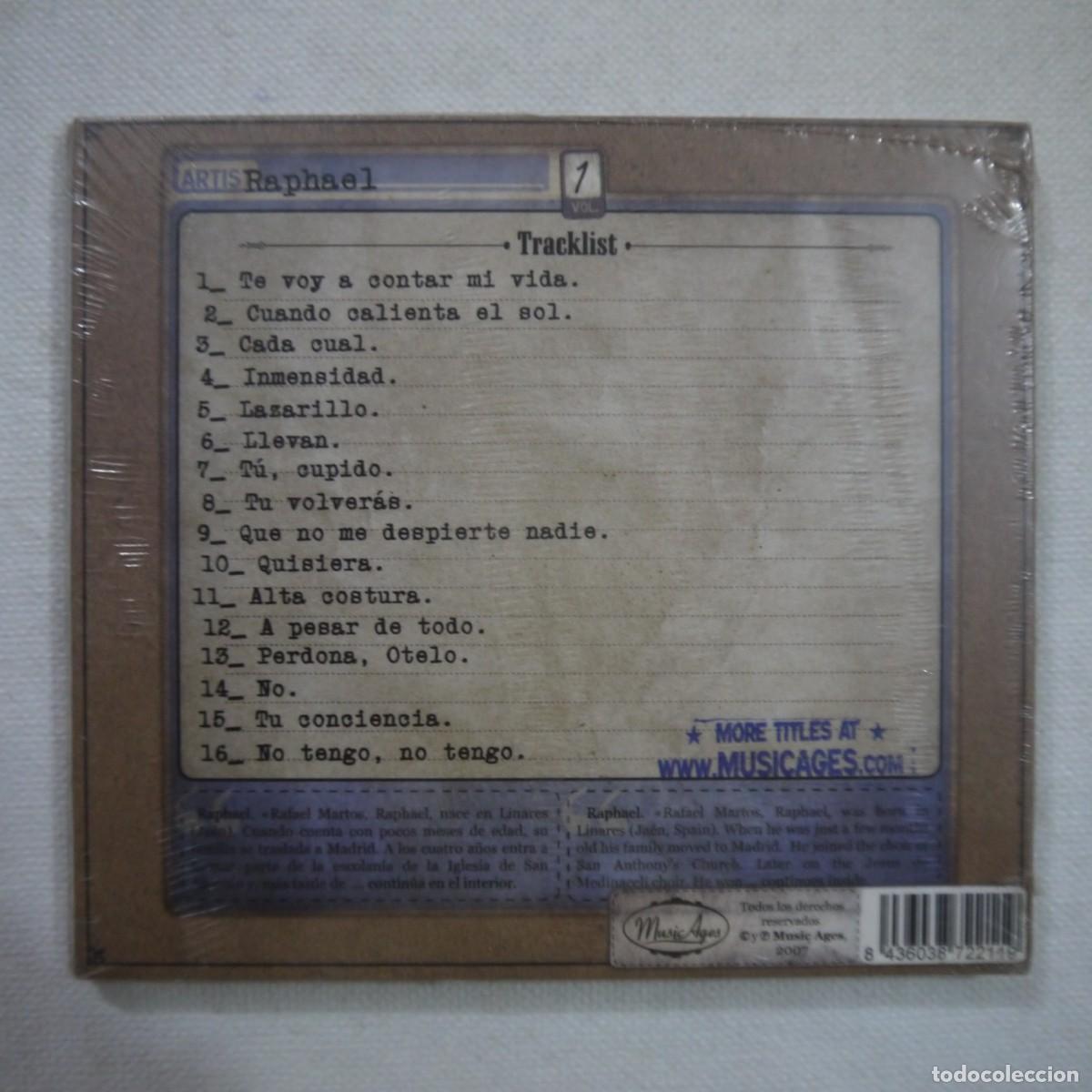 CDs de m&uacute;sica: MUSICA AGES. RAPHAEL - CD PRECINTADO - Foto 2