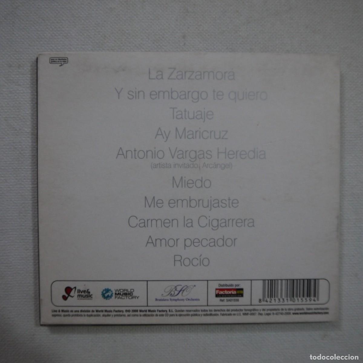 CDs de m&uacute;sica: DYANGO CON LA BRATISLAVA SYMPHONY ORCHESTRA - COPLAS - CD - Foto 3