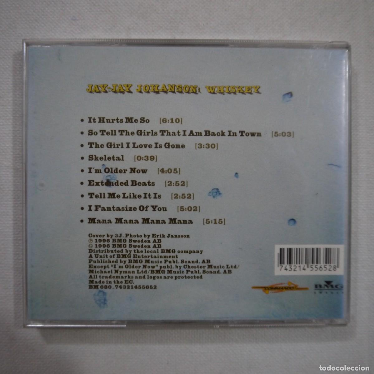 CDs de m&uacute;sica: JAY-JAY JOHANSON - WHISKEY - CD - Foto 3