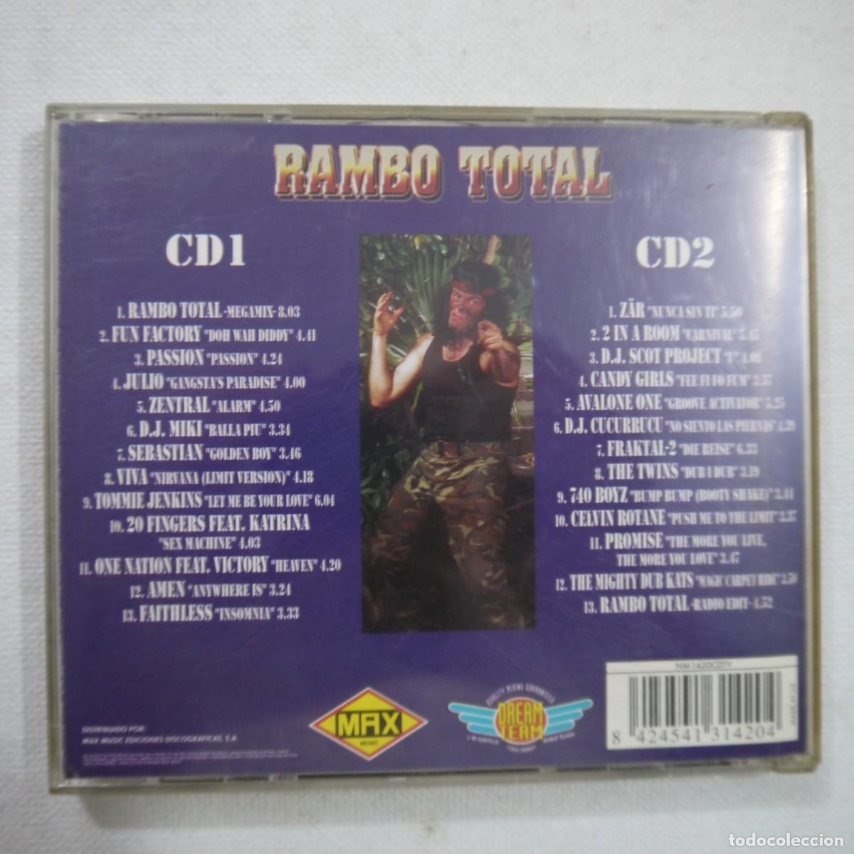 CDs de m&uacute;sica: RAMBO TOTAL - 2 CD - 1996 - Foto 4