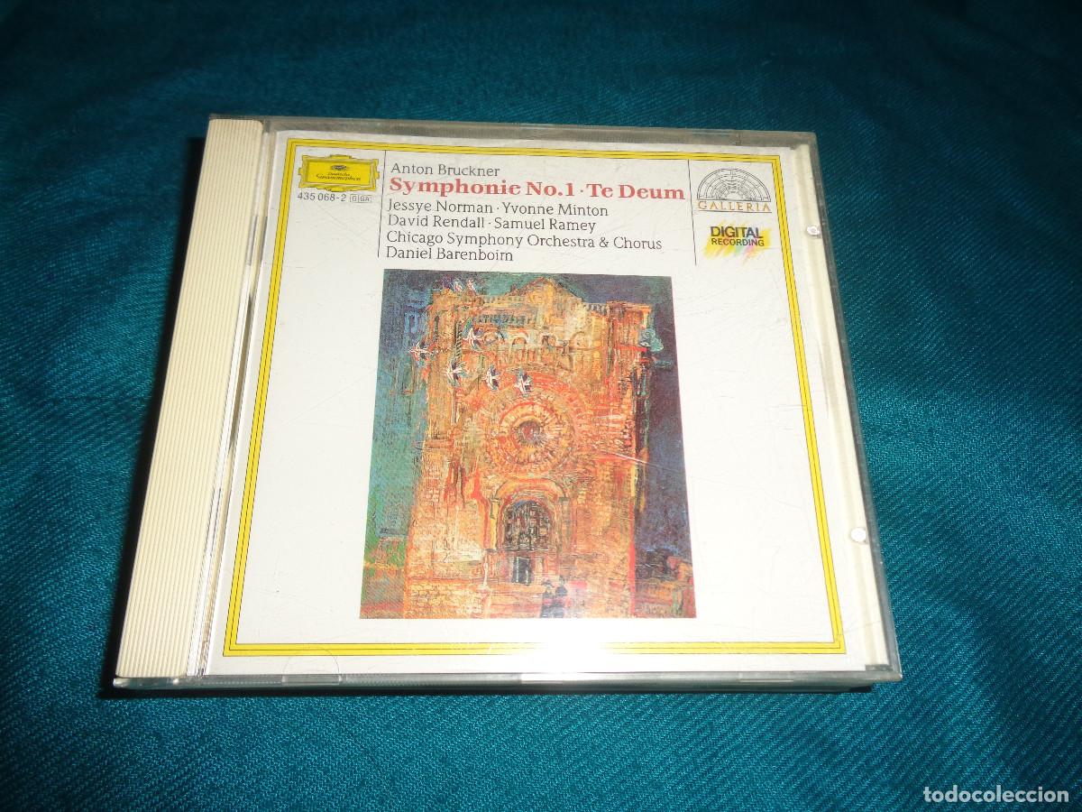 CDs de m&uacute;sica: ANTON BUCKNER. SYMHN N. 1. TE DEM. DEUTSCHE GRAMMOPHON. CD. IMPECABLE (#)