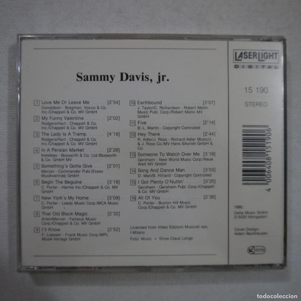 CDs de m&uacute;sica: SAMMY DAVIS JR. - I GOT PLENTY - CD 1990 - Foto 3